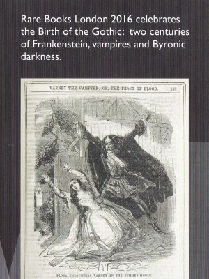 Rare Books London 2016 célèbre la naissance de la littérature gothique. Rare Books London 2016 célèbre la naissance de la littérature gothique.