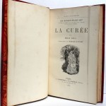 La Curée. Émile Zola. Page titre.  Livre ancien. 1894.