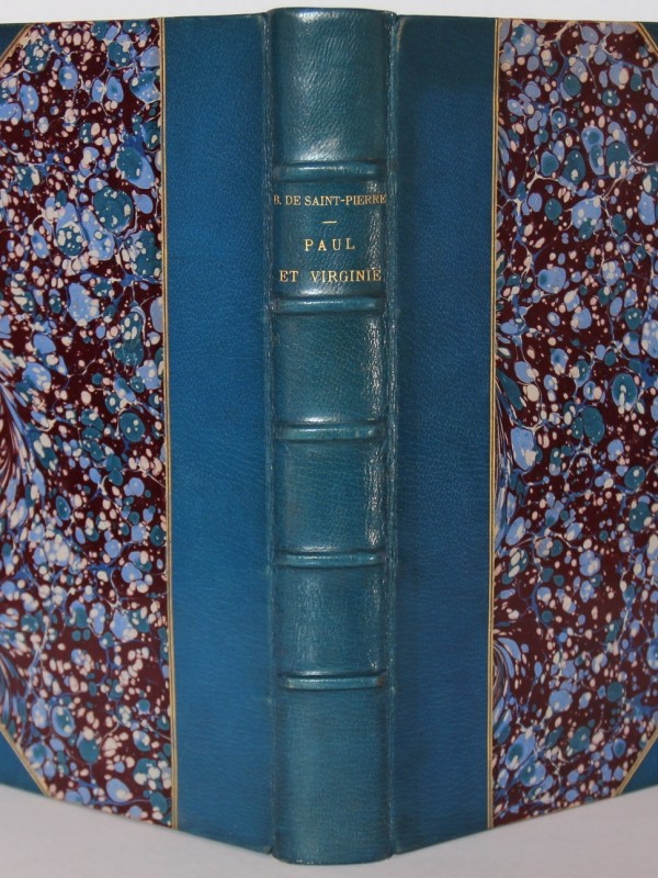 Paul et Virginie. Livre ancien 1887.