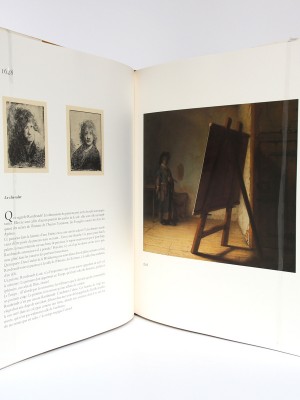 Rembrandt, autoportrait. Pascal Bonafoux. Skira 1985. Pages intérieures.