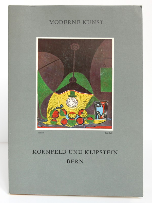 Moderne kunst. Berne 1978. Catalogue allemand. Couverture.