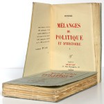 Stendhal. Mélanges de politique et d'histoire. Le Divan, 1933. 2 volumes. Page titre du volume 1.