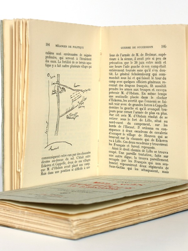 Stendhal. Mélanges de politique et d’histoire. Le Divan, 1933. 2 volumes. Pages intérieures du volume 2.
