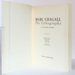 Marc Chagall. The lithographs. La collection Sorlier. 1998. Page titre.
