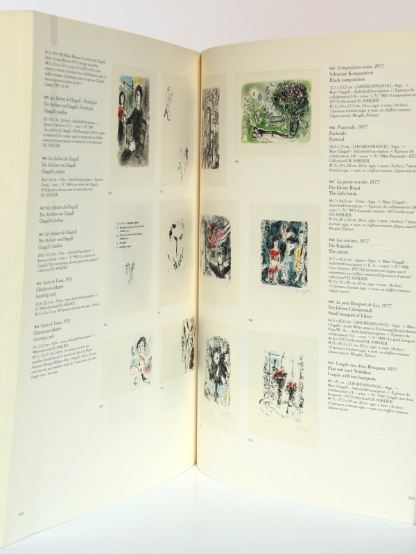 Marc Chagall. The lithographs. La collection Sorlier. 1998. Pages intérieures_2.