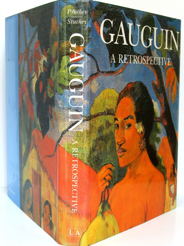 Gaugin A Retrospective. Marla Prather and Charles F. Stuckey. 1987. Dos et couvertures.