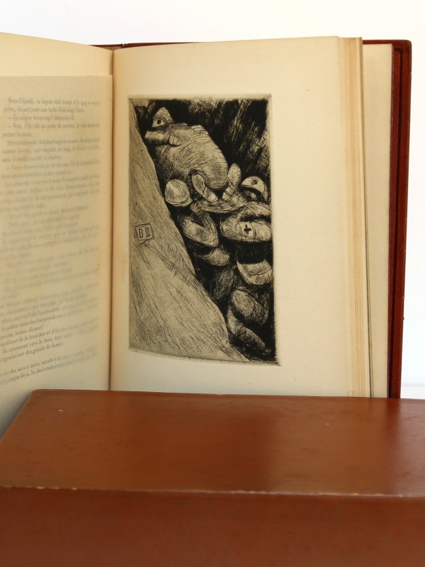 Dorgelès. Les Croix de Bois. Dessins et pointes sèches de Dunoyer de Ségonzac. Éditions de la Banderole 1921. Pages intérieures_2.