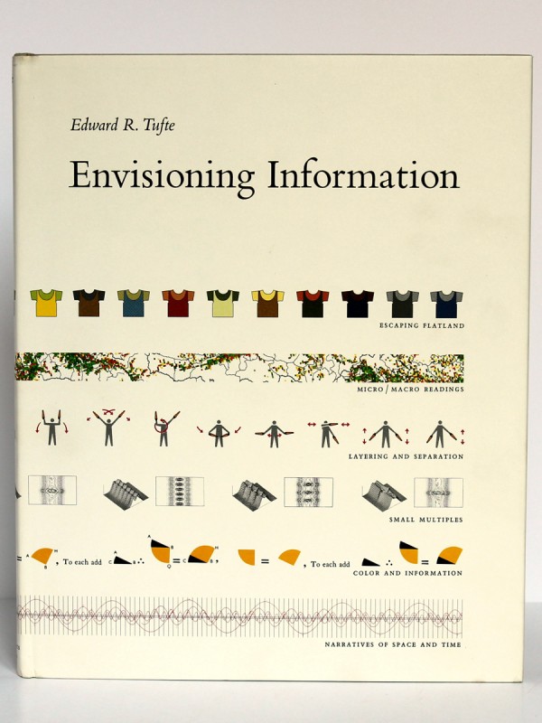 Envisioning Information. Tufte. Graphics Press 1992. Couverture.