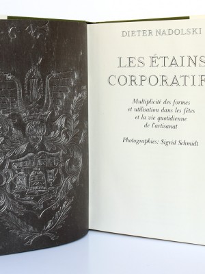 Les étains corporatifs. Nadolski. Nouvelles Éditions Latines 1989. Page titre.