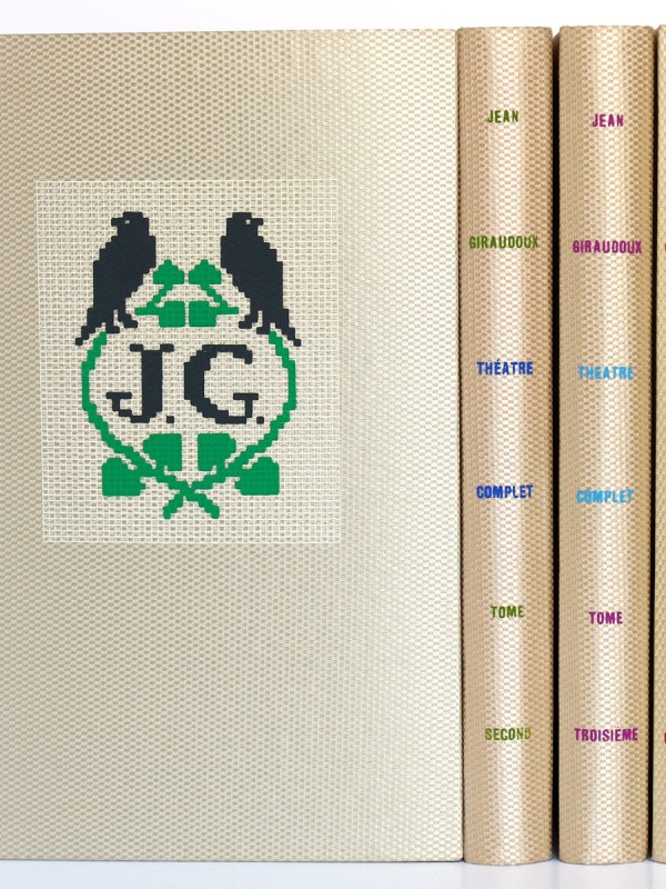 Théâtre. Jean Giraudoux. Le Club français du Livre. 1958-1959. 4 volumes. Plat_1.