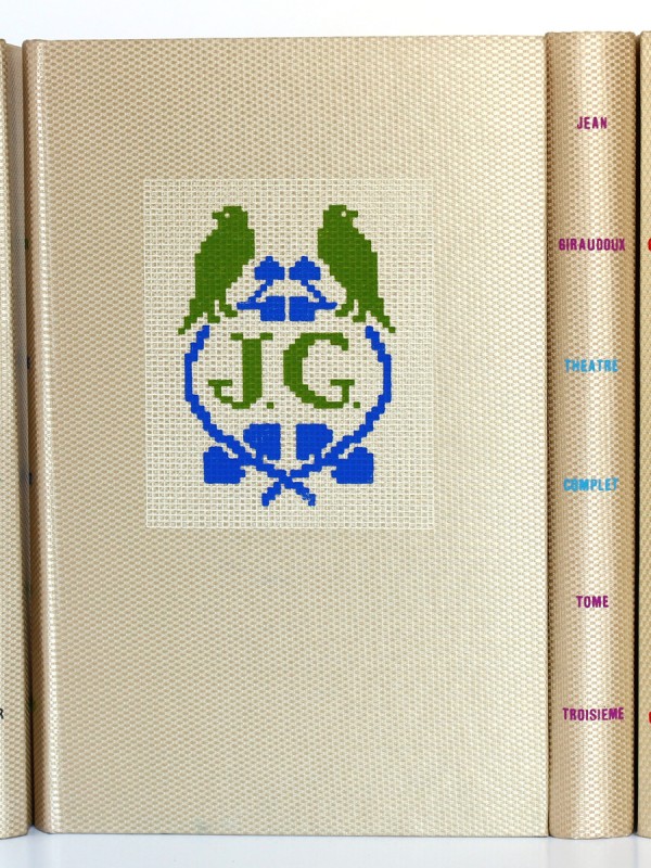 Théâtre. Jean Giraudoux. Le Club français du Livre. 1958-1959. 4 volumes. Plat_2.