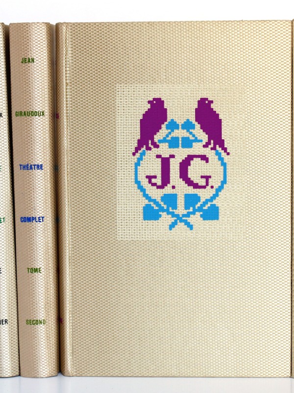 Théâtre. Jean Giraudoux. Le Club français du Livre. 1958-1959. 4 volumes. Plat_3.