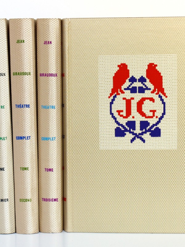 Théâtre. Jean Giraudoux. Le Club français du Livre. 1958-1959. 4 volumes. Plat_4.