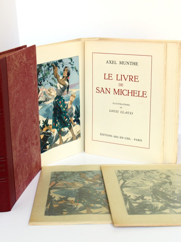 Le Livre de San-Michele. Axel Munthe. Éditions Arc-en-Ciel 1952. 2 volumes. Volume 1.