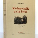 Mademoiselle de la Ferté. Pierre Benoit. H. Desoer. 1926. Couverture.