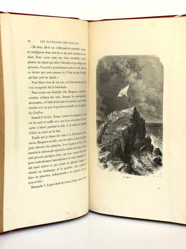 Les Naufragés ou Vingt mois sur un récif des îles Auckland. Hachette 1882. Pages intérieures_1.