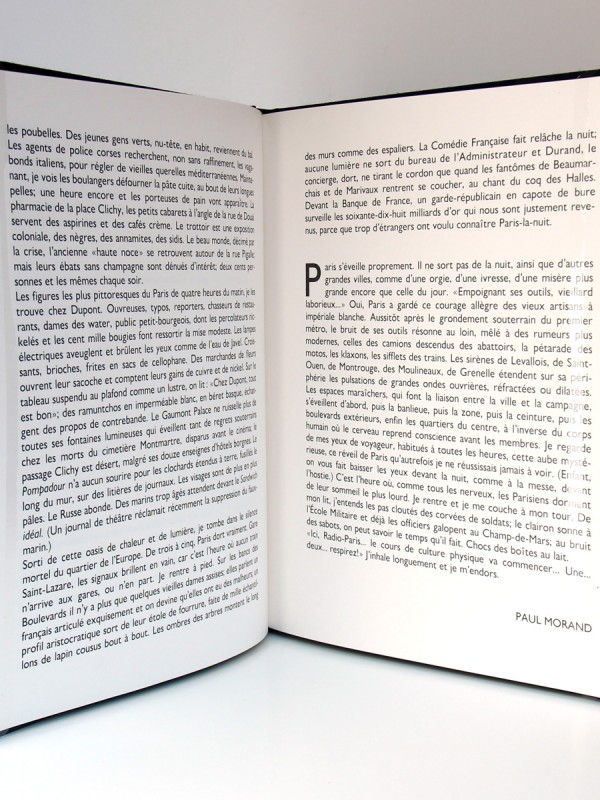 Paris de nuit, Brassaï. Texte de Paul Morand. Arts et Métiers Graphiques, 1990. Pages intérieures 1.