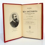 Histoire de mes ascensions. Gaston Tissandier. Maurice Dreyfous 1888. Page titre.