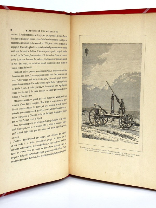 Histoire de mes ascensions. Gaston Tissandier. Maurice Dreyfous 1888. Pages intérieures 2.