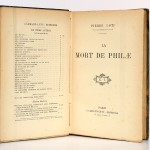 La Mort de Philae. Pierre Loti. Calmann-Lévy 1908. Page titre.