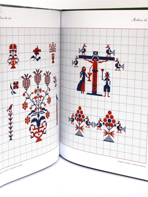 Motifs scandinaves traditionnels, Valérie SCHIRA. Mango Pratique, 2005. Pages intérieures.