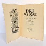 Paris des rues Les petits métiers de Paris. C.-H. Rocquet, illustrations Bernard Ducourant. Éditions Paul Guerin 1954. Page titre.