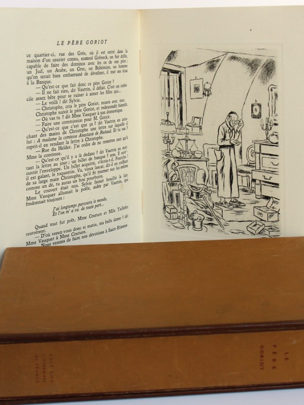 Le Père Goriot. Balzac. Eaux-fortes de Charles Genty. Éditions Littéraires de France 1946. Pages intérieures 2.