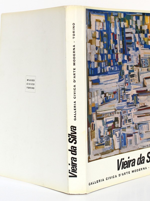 Vieira da Silva. Exposition Museo civico di Turino 1964. Couverture et dos.
