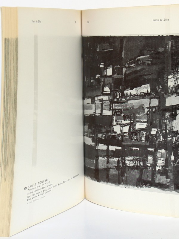 Vieira da Silva. Exposition Museo civico di Turino 1964. Pages intérieures 2.