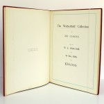 The Wetherfield Collection of 222 Clocks sold by W. E. Hurcomb on 1st May 1928. Deuxième édition, Hurcomb, 1929. Page titre.
