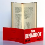 La Place, Annie Ernaux. Gallimard-nrf, 1984. Pages intérieures et bande du prix Renaudot.