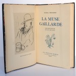 La Muse gaillarde, Raoul Ponchon. Illustrations de Dignimont. Aux Éditions Rieder, 1939. Frontispice et page titre.