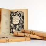 Romans et contes de Voltaire, bois gravés de Enrique Marin. Nouvelle Librairie de France 1965-1966. Page titre et frontispice Tome second.