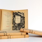 Romans et contes de Voltaire, bois gravés de Enrique Marin. Nouvelle Librairie de France 1965-1966. Page titre et frontispice Tome troisième.