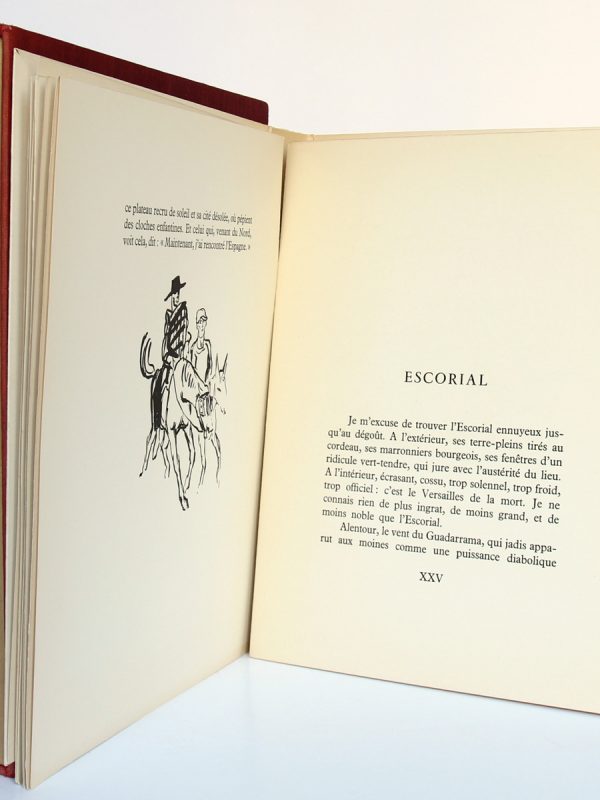 Yves Brayer et l'Espagne, introduction de Henry de Montherlant. Arthaud 1959. Pages intérieures 3.