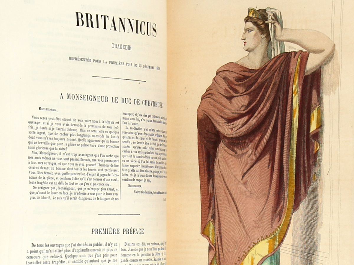 Œuvres de Racine. Laplace, Sanchez et Cie Éditeurs 1882. Pages intérieures : Britannicus.