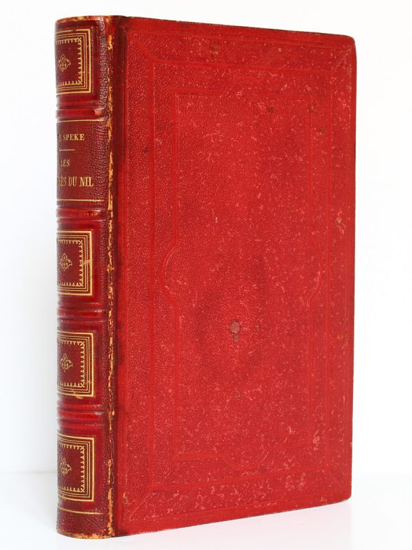 Aux Sources du Nil Journal de voyage du Capitaine John Hanning Speke. Librairie de L. Hachette et Cie 1865. Reliure.