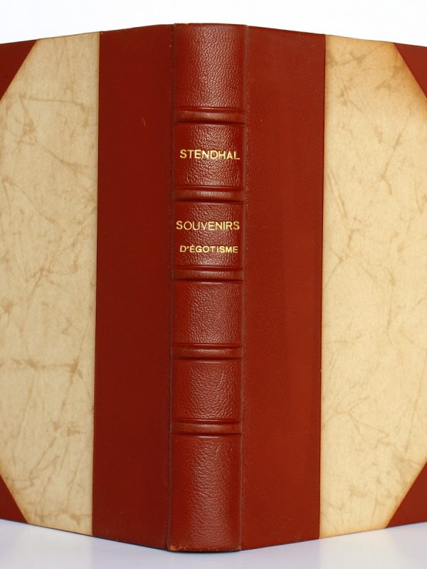 Souvenirs d'égotisme. Stendhal. Éditions Richelieu / Imprimerie nationale 1954. Reliure : dos et plats.