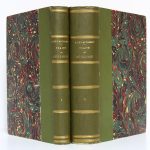 Traité de géologie, A. de Lapparent. 3e édition. Librairie F. Savy, 1893. Reliures : dos et plats.