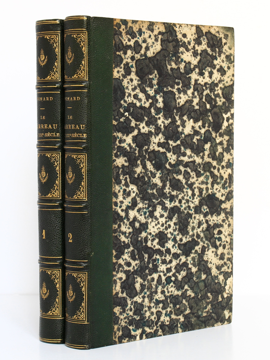 Le barreau au XIXe siècle, M.O. Pinard. Pagnerre Libraire-Éditeur, 1864-1865. 2 volumes. Reliures.