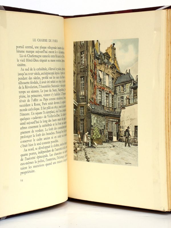 Le Charme de Paris Églises et vieux logis, Léon Gosset. L'Édition d'Art H. Piazza, 1934. Pages intérieures.
