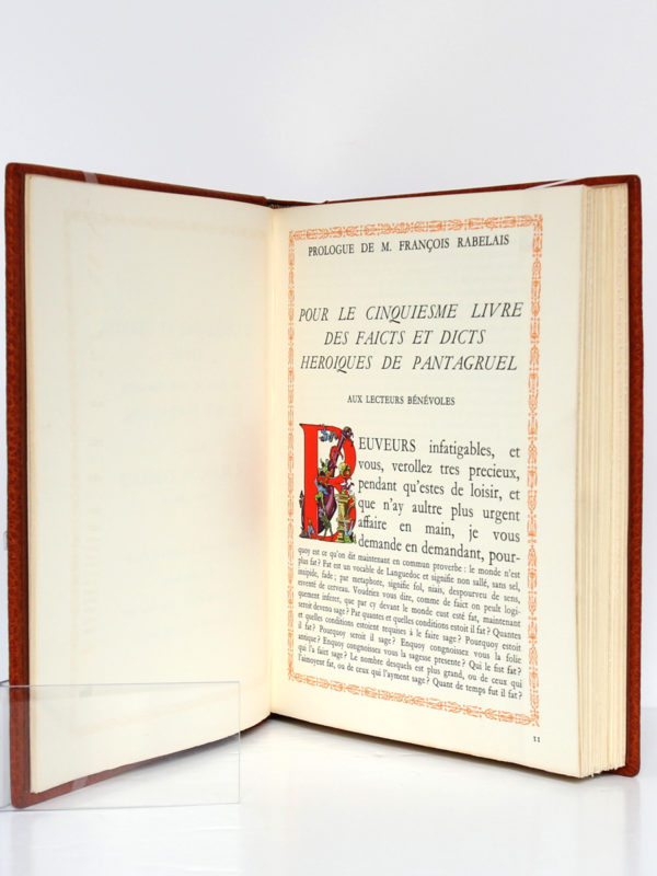 Le Cinquiesme Livre, Rabelais. Illustrations de Jean Gradassi. Éditions Le Chant des Sphères, 1966. Pages intérieures 2.