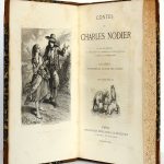 Contes, Charles Nodier. Hetzel sans date. Frontispice et page titre.