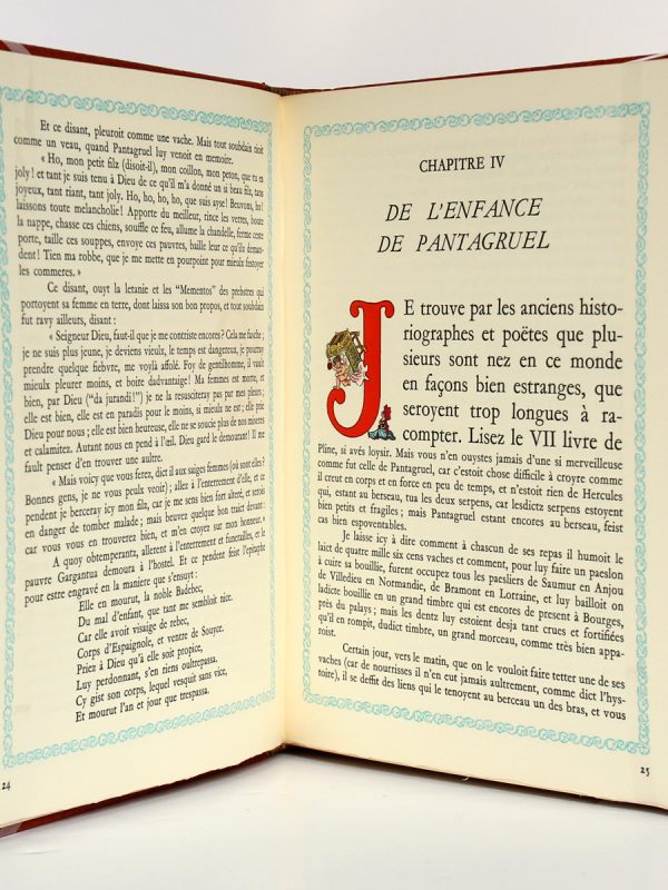 Pantagruel, Rabelais. Éditions Le Chant des Sphères, 1964. Pages intérieures 1.