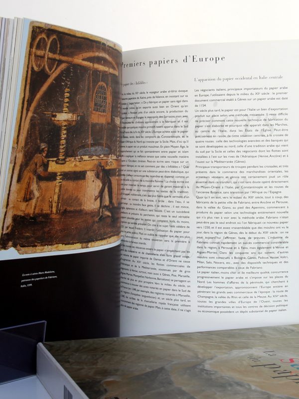 La Saga du papier, P-M de Biasi, K. DOUPLITZKY. Arte Éditions / Éditions Luc Pire, 1999. Pages intérieures 2.