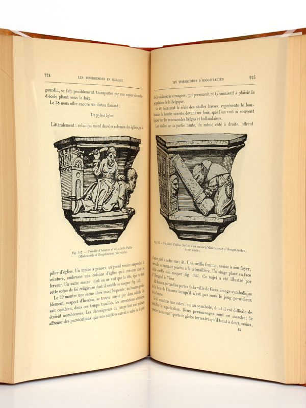 Le genre satirique, fantastique et licencieux dans la sculpture flamande et wallonne, Louis Maeterlinck. Jean Schemit, 1910. Pages intérieures.