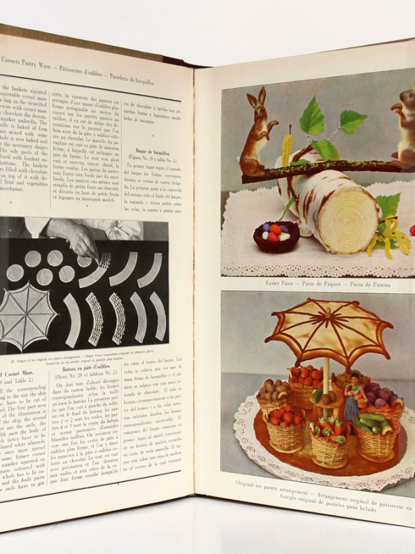Theory and Practice of the Confectioner, J.M. Erich WEBER. Vers 1929. Pages intérieures 1.