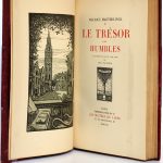 Le Trésor des humbles, Maurice Maeterlinck. Éditions Crès, 1921. Frontispice et page titre.