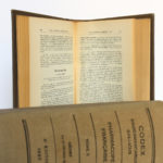 Codex 1937. Imprimeries Oberthur. 2 volumes. Pages intérieures 2.