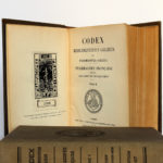 Codex 1937. Imprimeries Oberthur. 2 volumes. Pages intérieures 3.